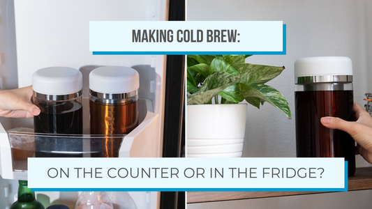 Making cold brew: on the counter or in the fridge?